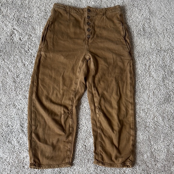 We The Free Pants - Free People We the Free Osaka Mid Rise Barrel Cropped Jeans